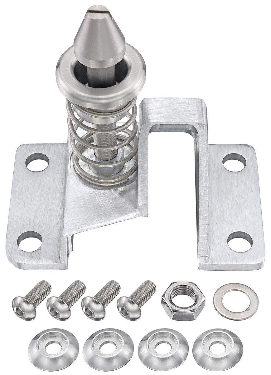 Eddie Motorsports 196869 Chevelle Hood Latch Catch Assembly, Billet
