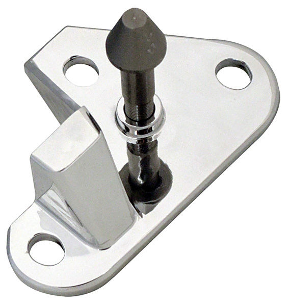 Eddie Motorsports Chevelle Hood Latch Catch Assembly, Billet Aluminum