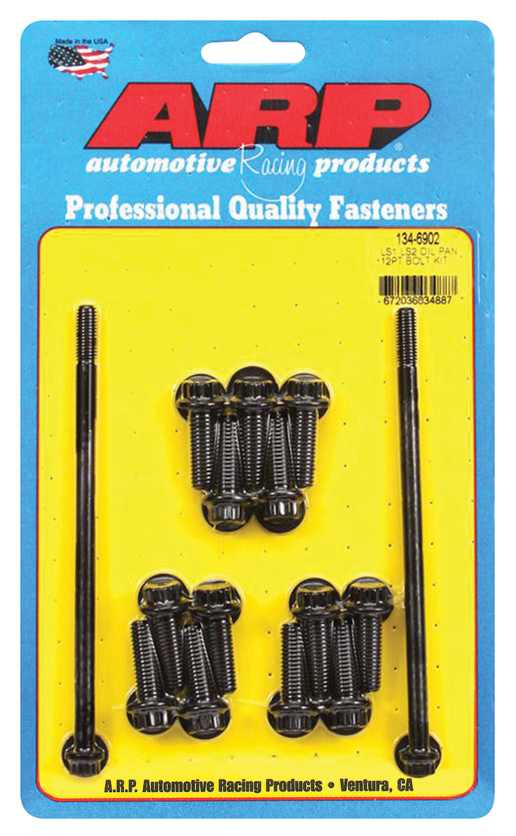 196376 Riviera Valve Cover Bolts, LS Engine Hex Head Stainless, by