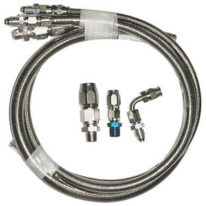 March Performance Power Steering Hose Kit, Braided Stainless @ OPGI.com