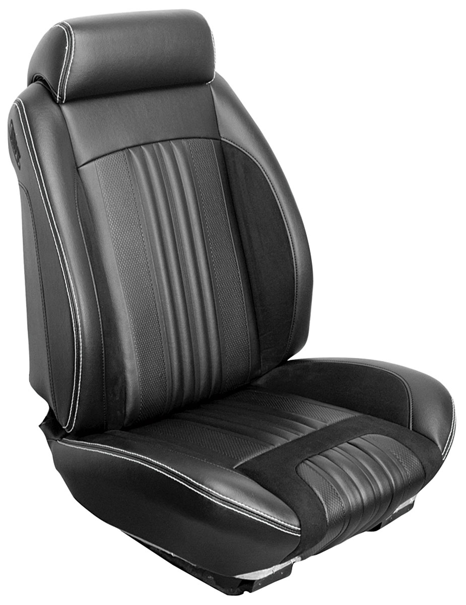 1970 El Camino Upholstery Kit, Sport R Buckets Only, Front, by TMI