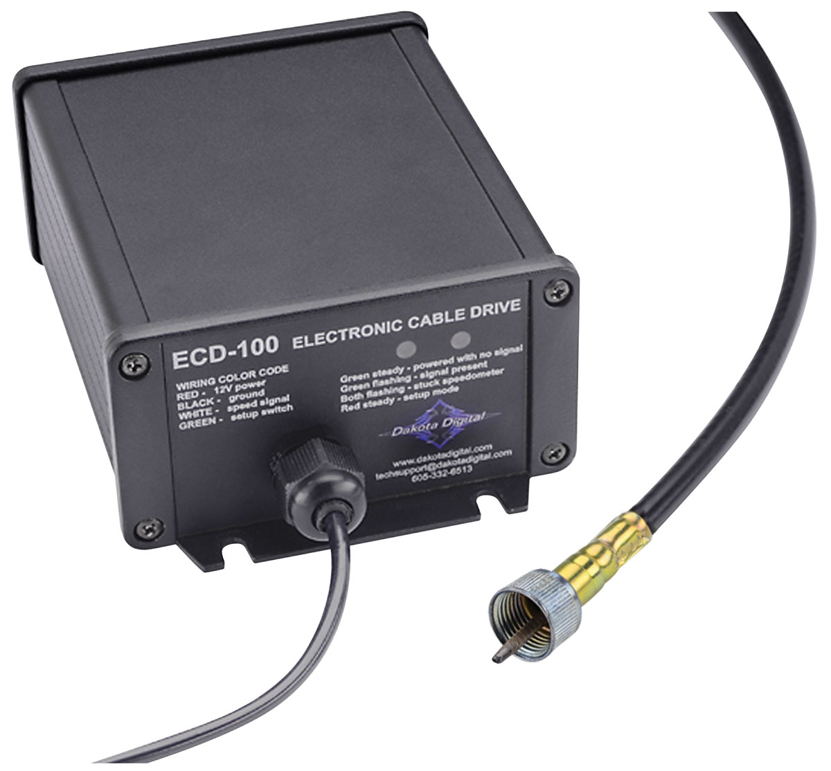 Dakota Digital Speedometer Drive, Electronic Cable for threadon cables