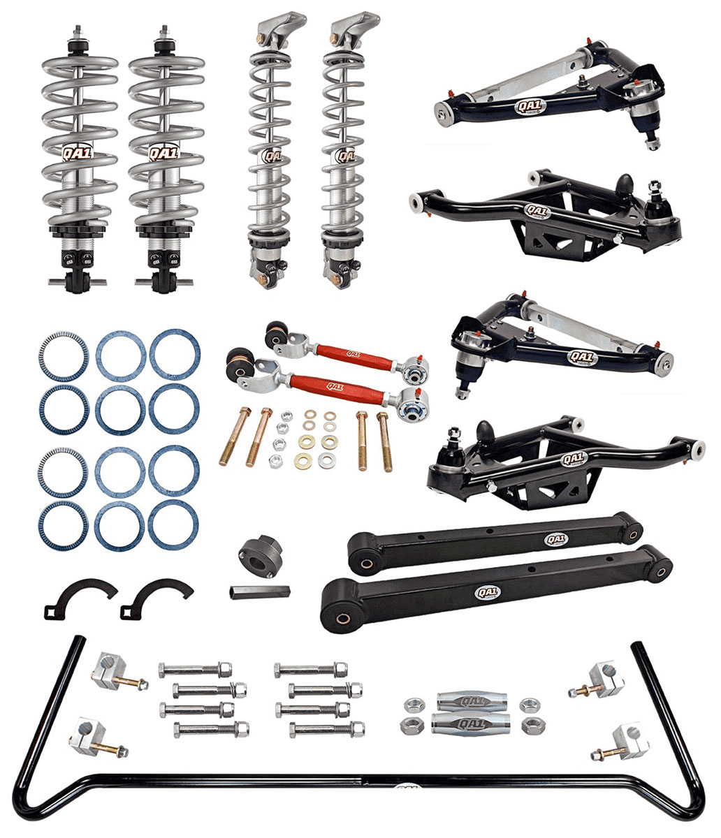 QA1 Chevelle Drag Race Suspension Kits, ABody W/Shocks level 2 Fits