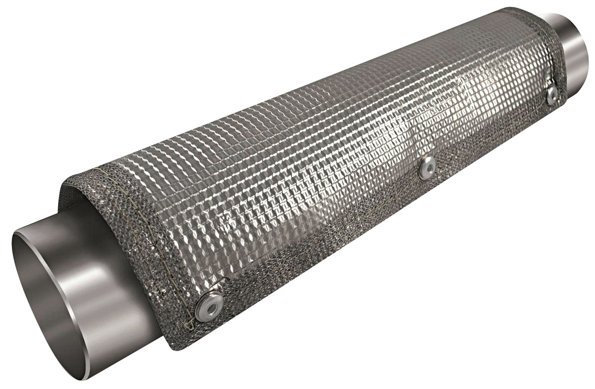 ThermoTec Pipe Shield, Stainless Steel 6" wide Fits 196173 GTO