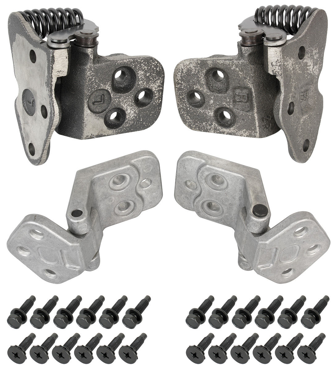 RESTOPARTS Chevelle Door Hinge Restoration Kit, Complete Fits 196465
