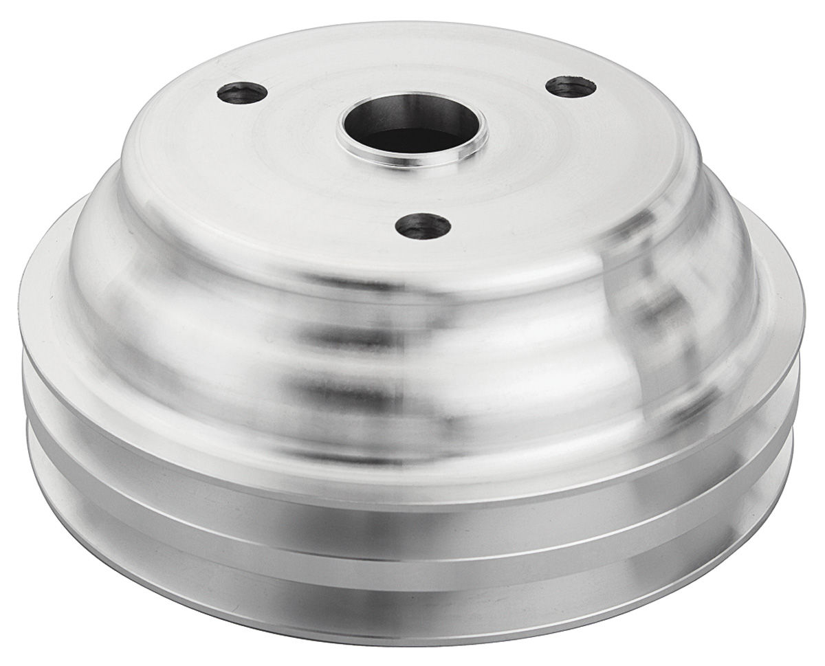 Monte Carlo Pulley, SmallBlock VBelt (Aluminum) Crankshaft double, 6.