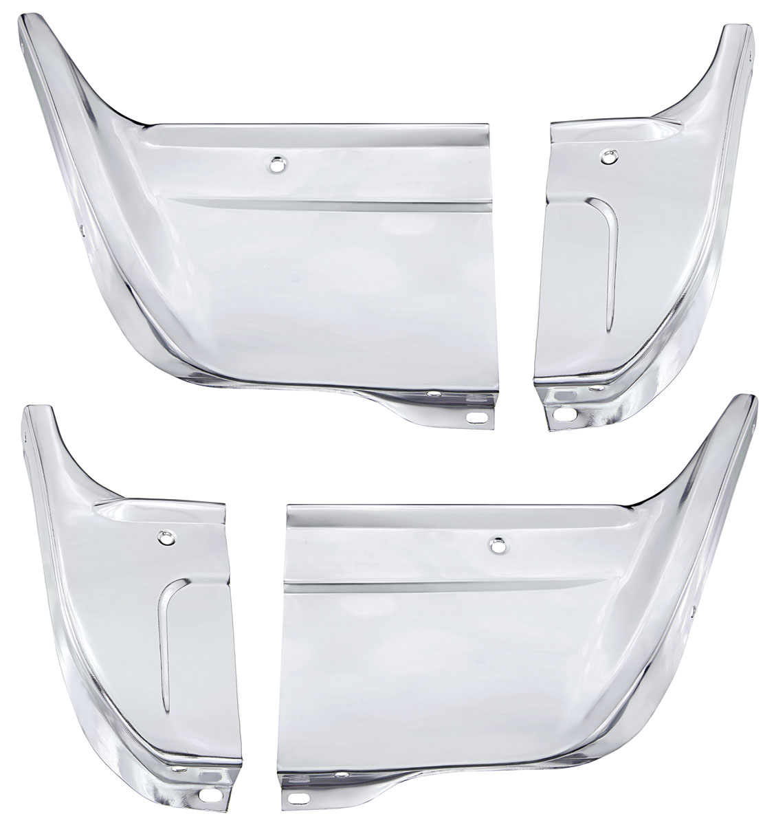 Molding, Corvair Rocker Panel Extensions 4pc Fits 1964 Corvair