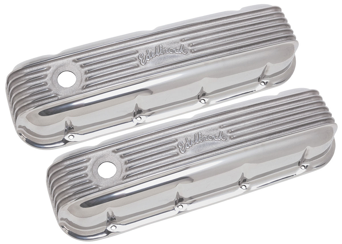 Edelbrock Chevelle Valve Covers, BigBlock Classic Series Finned