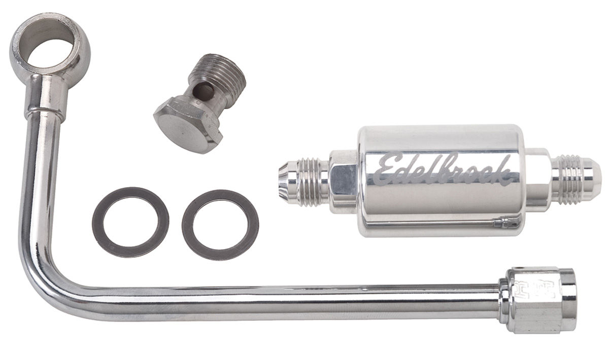 Carburetor Fuel Line & Filter Kit (Performer Series) Polished Filter
