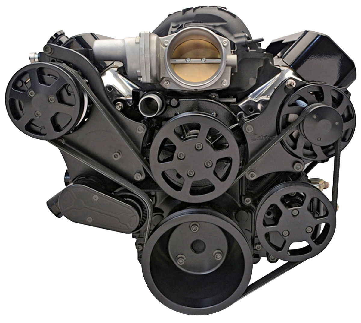 Eddie Motorsports Raven LS "SDrive" Pulley System W/O Power Steering w