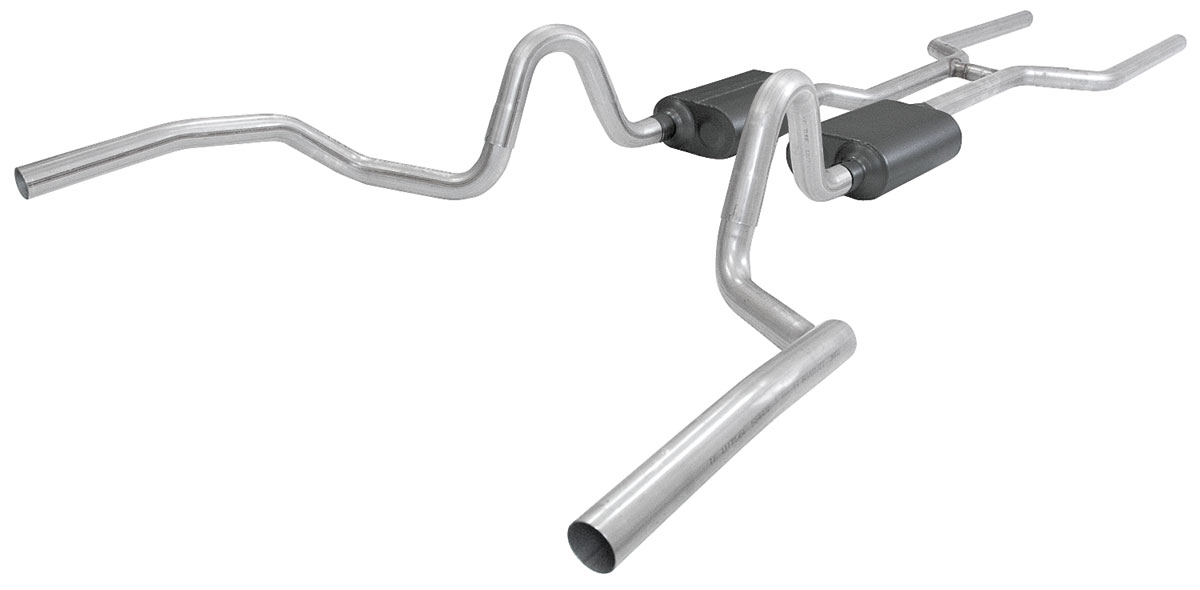 FLOWMASTER 19701972 Monte Carlo Exhaust Kit, Stainless Steel Dual, Out the Rear