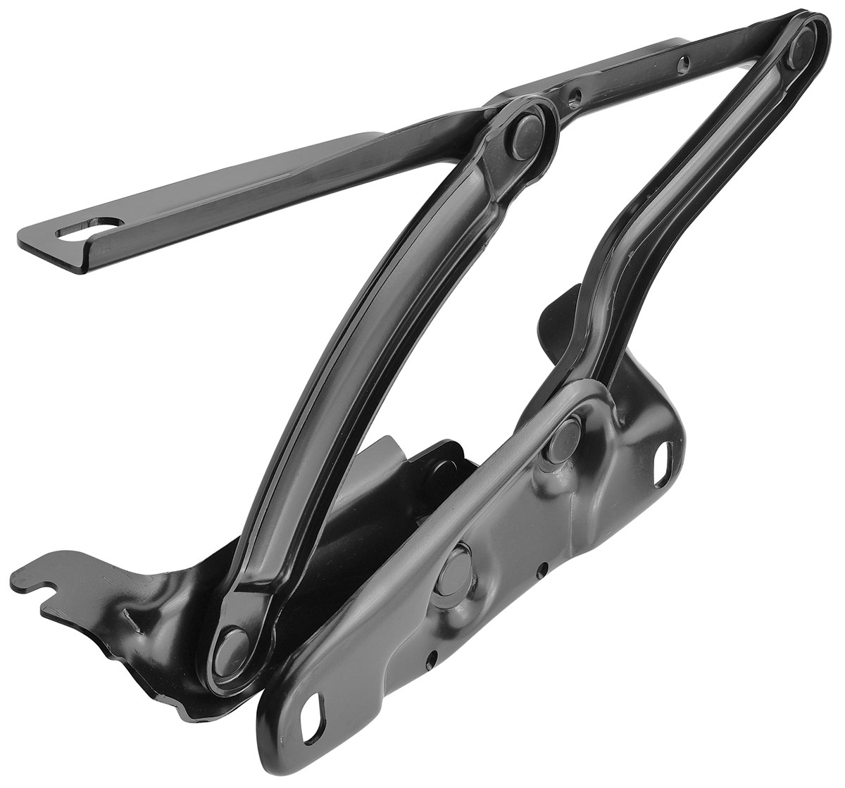 196872 GTO Hood Hinges, Stamped Steel, by RESTOPARTS for years 1968