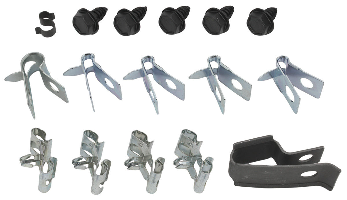 196869 GTO Brake Line Clips, Original Style 15Piece