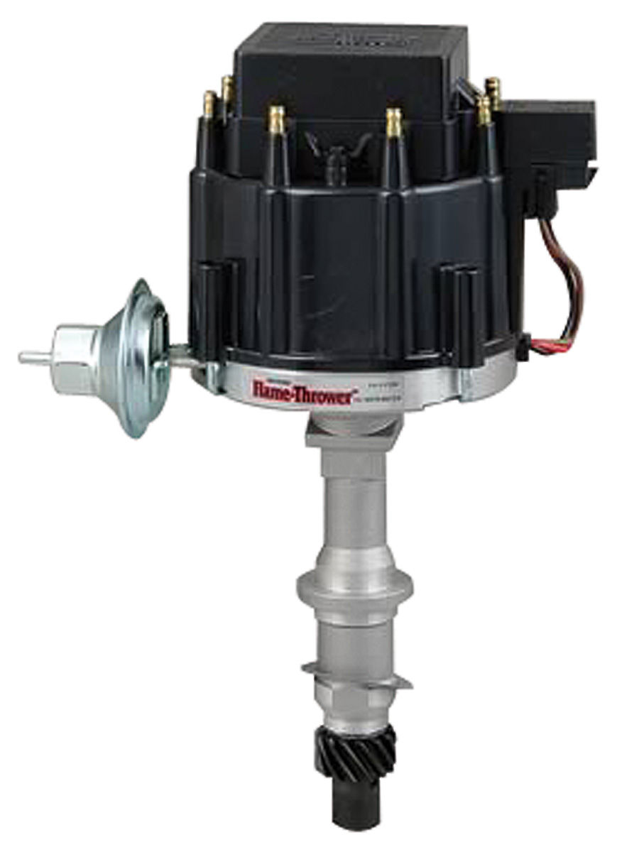 PERTRONIX 196173 GTO Distributor, FlameThrower HEI Black Cap