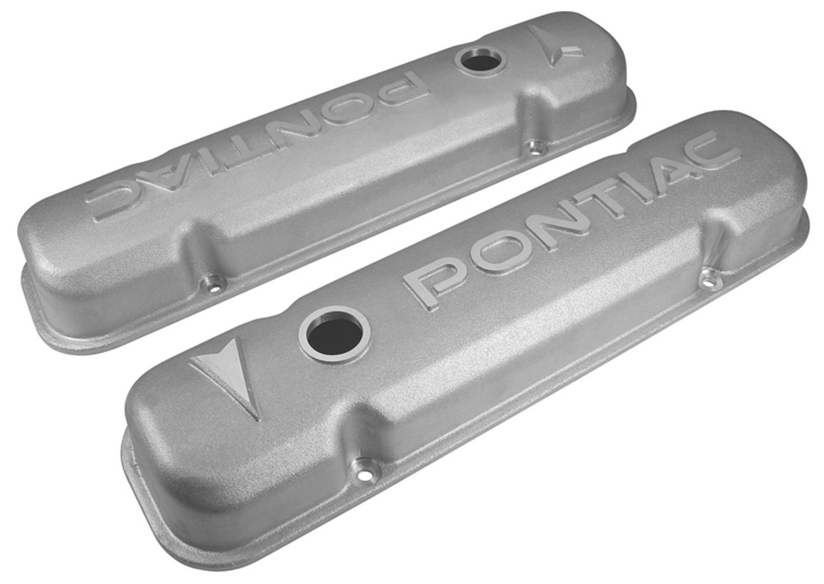 196473 GTO Valve Covers, Cast Aluminum, by GM for years 1964, 1965, 1966, 1967, 1968, 1969