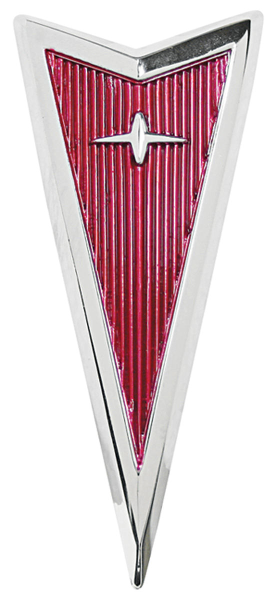 GTO Hood Emblem, 1972 Arrowhead Fits 1972 GTO
