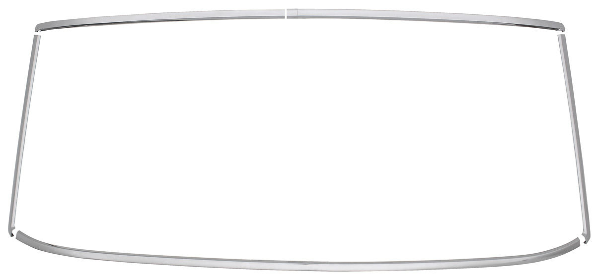 Restoparts Gto Window Reveal Molding Sets Rear 2 Dr