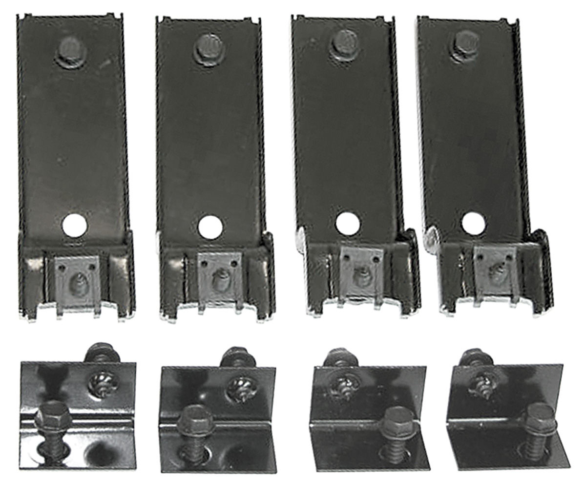 Grille Mounting Brackets, 1970 GTO Upper/Lower, 8Piece