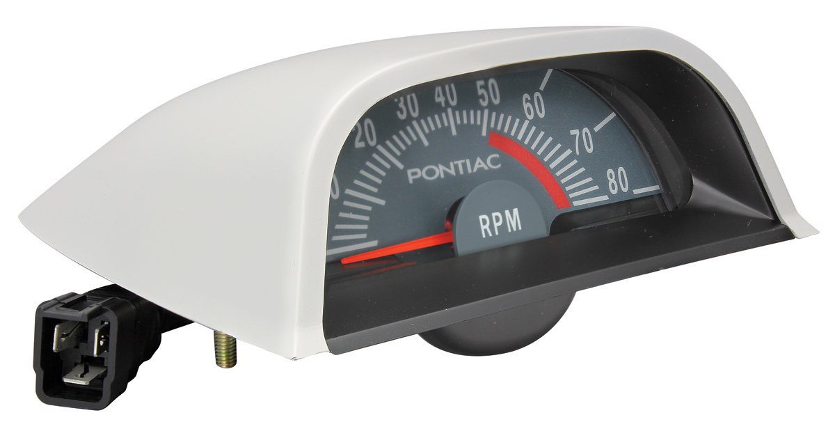 1968 Hood Tachometer GTO, 5100 Redline @ OPGI.com