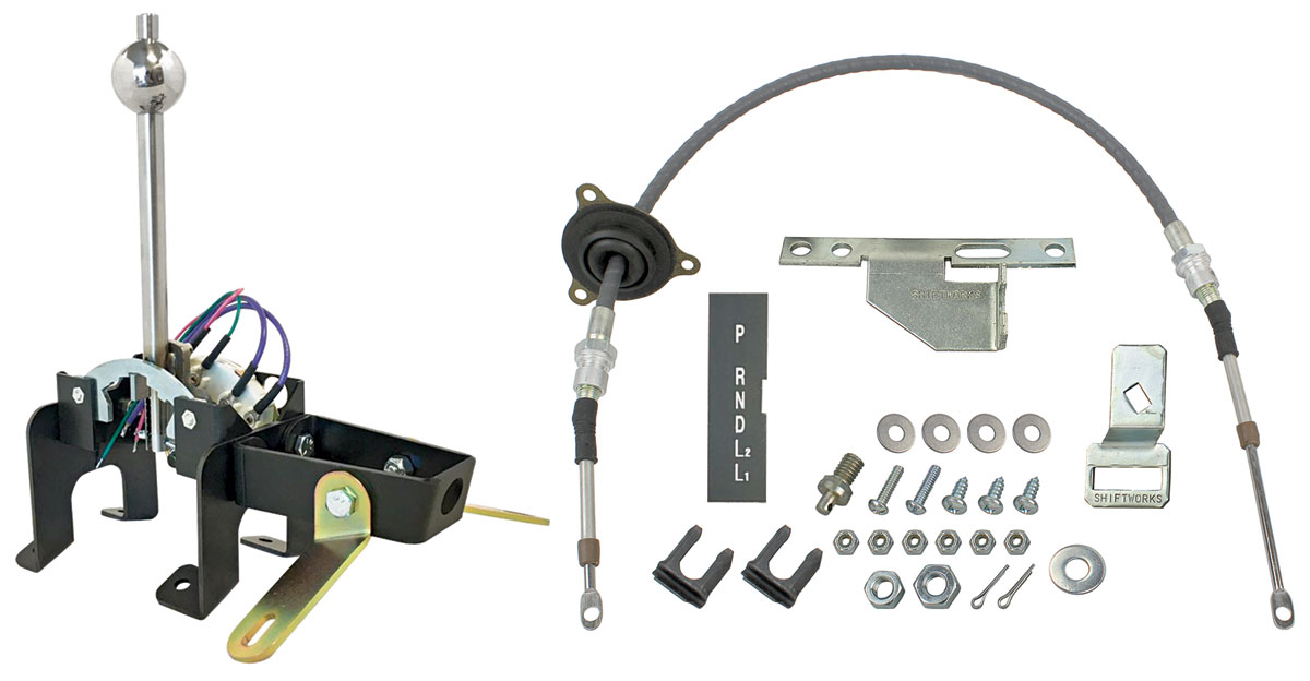 Shiftworks GTO Shifter Kit, Conversion TH350 & TH400 Fits 196465 GTO