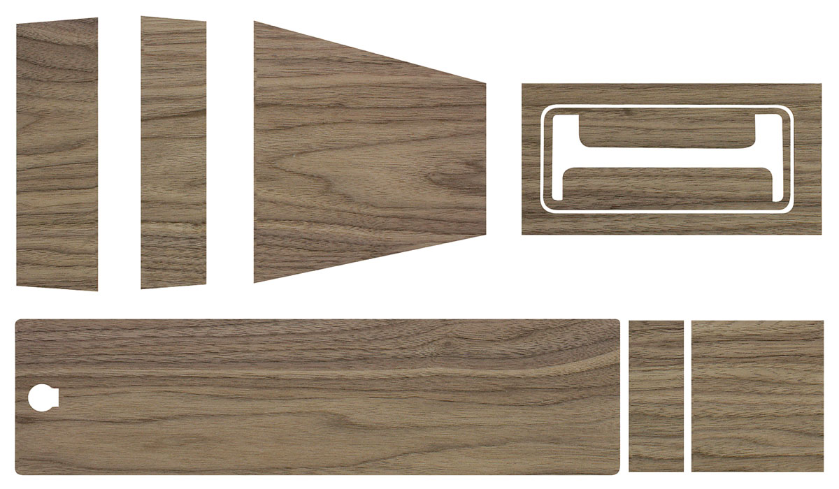 Console Inserts Wood Grain Grand Prix And Bonneville