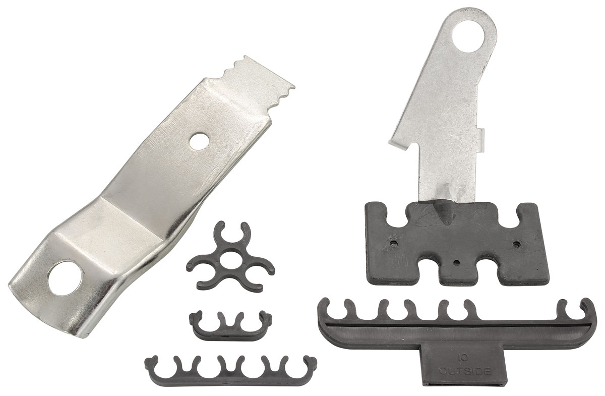 Bonneville Spark Plug Wire Brackets 5piece Fits 1967 Bonneville