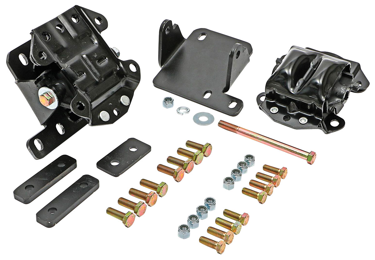 Trans Dapt El Camino LS Engine Swap Mount Set stock position for use