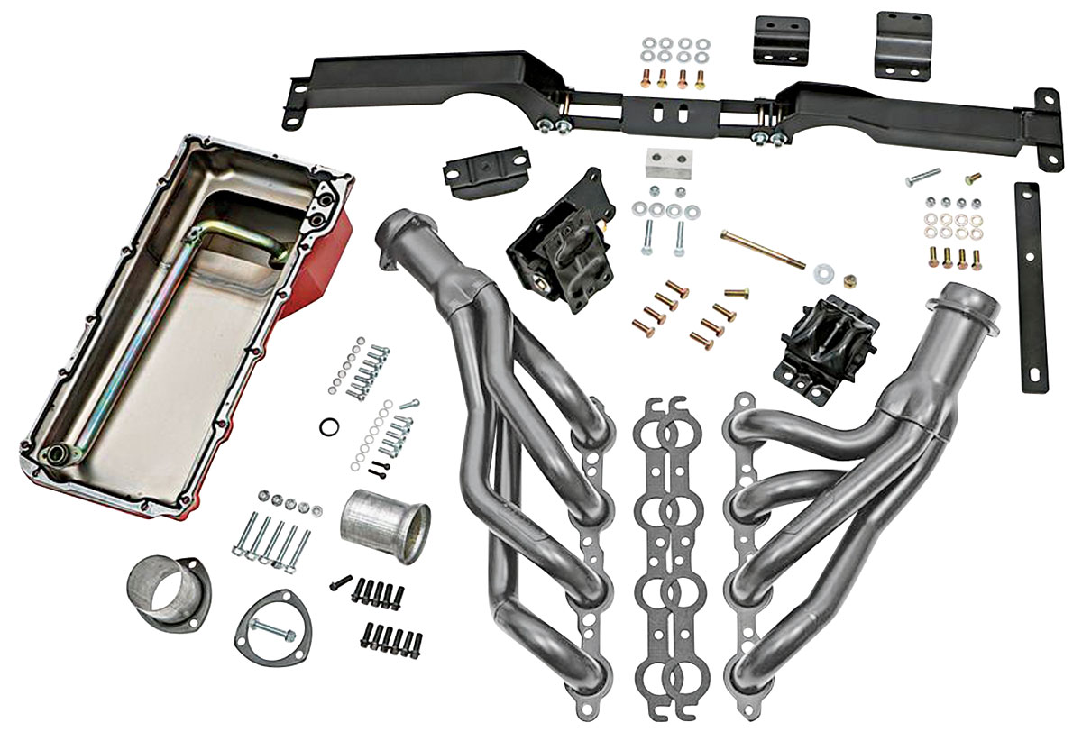 Trans Dapt El Camino SwapInABox Complete LS Engine Swap Kit Fits