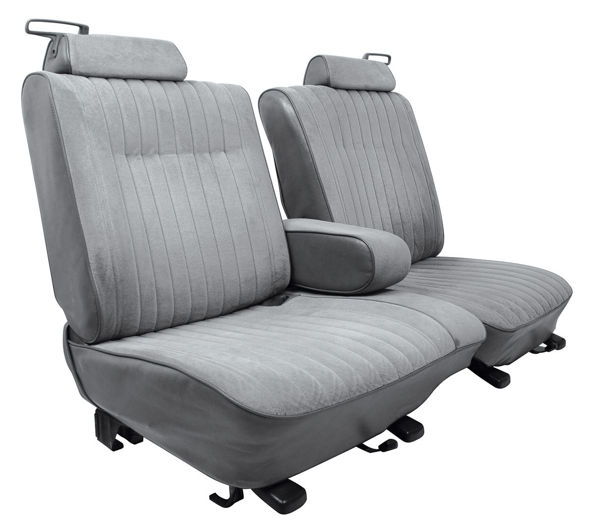 198187 Seat Upholstery, Standard 55/45 SplitBench Seat with Folding Armrest El Camino Vinyl