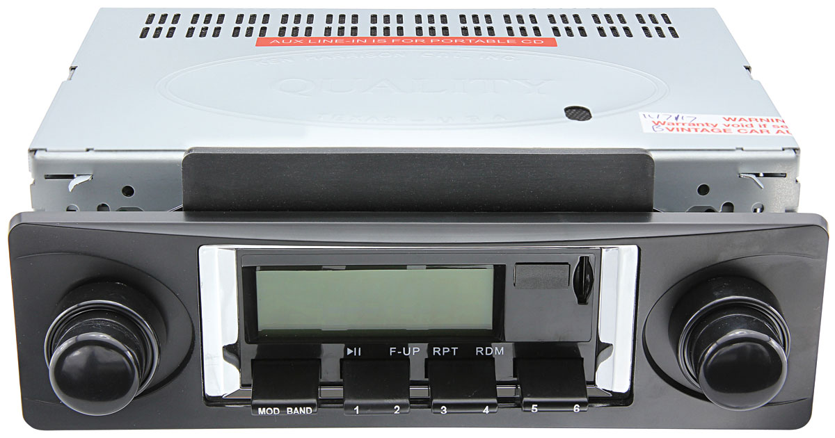 197885 El Camino Stereo, Vintage Car Audio 300 Series, Black