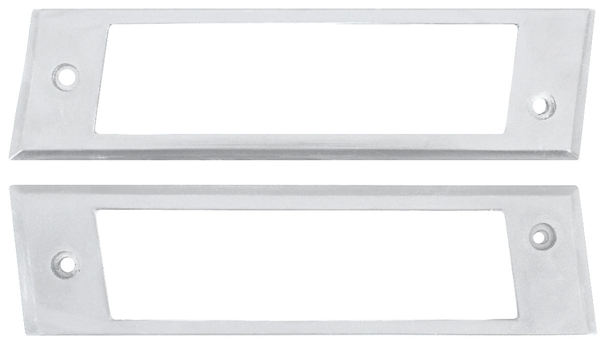 Marker Light Bezel, Rear Side (198188 Monte Carlo) chrome Fits 198188