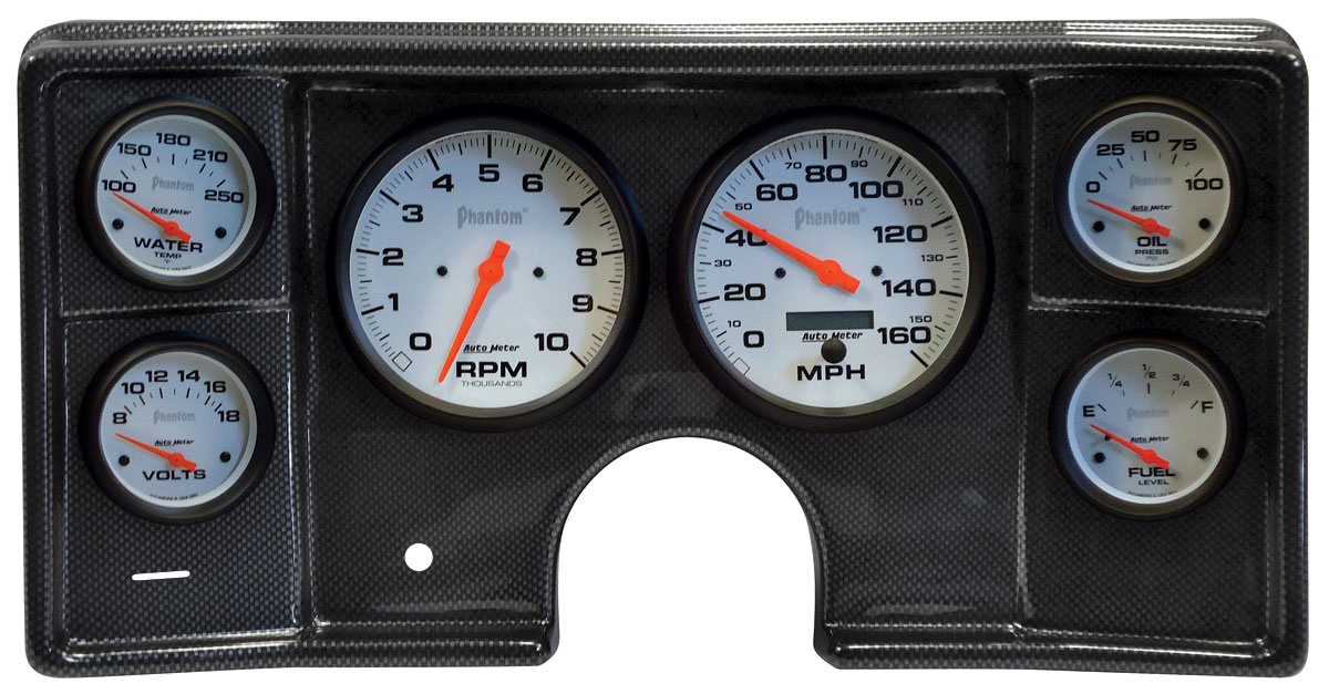 Classic Dash Monte Carlo Dash Conversion Phantom Electric ... 1983 chevy dashboard wiring 