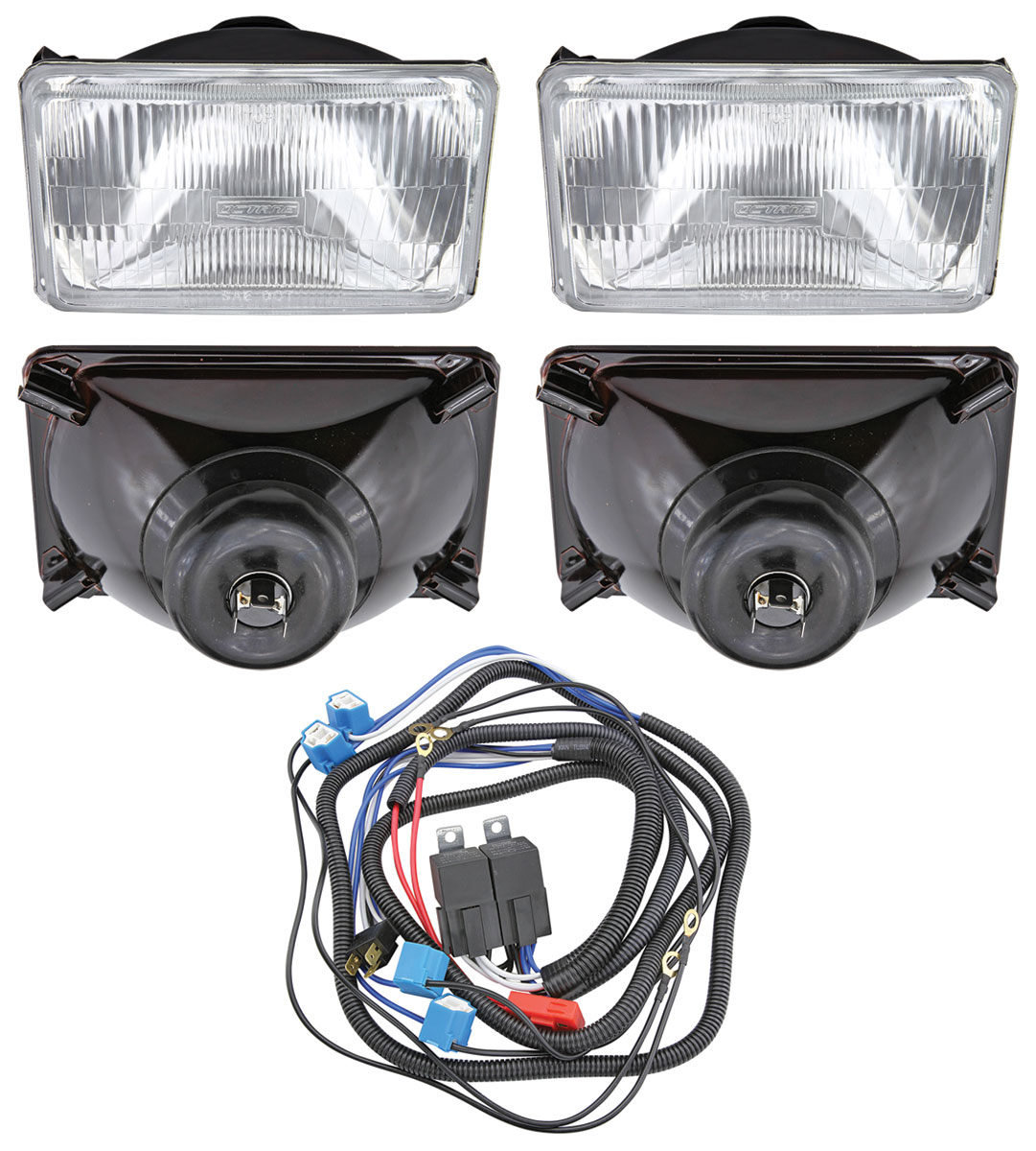 19781988 Monte Carlo H4 Headlight Upgrade Kit Four 55/60 H4 Headlights