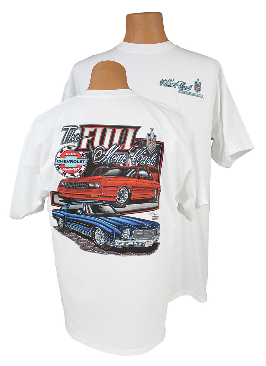 monte carlo t shirt size chart