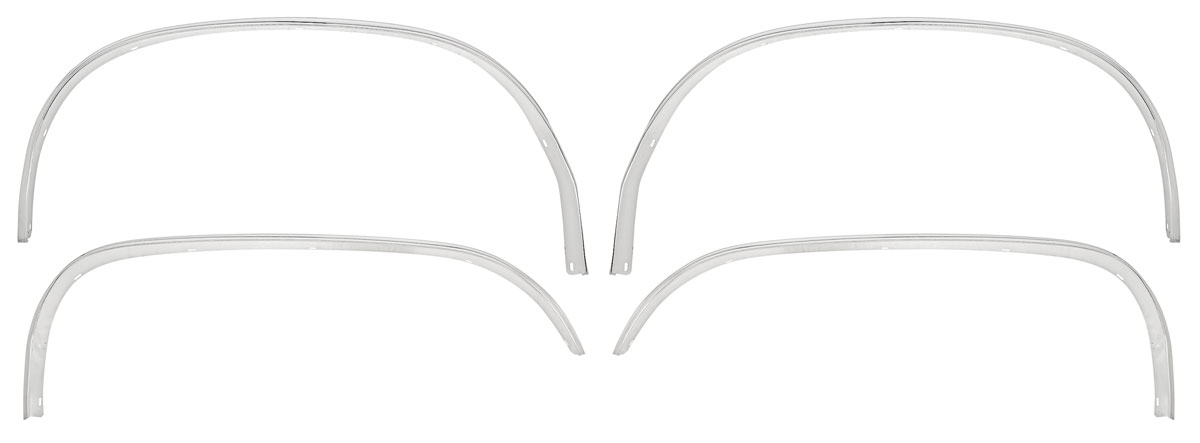 RESTOPARTS Monte Carlo Wheel Opening Molding Set (FourPiece) Fits 1970