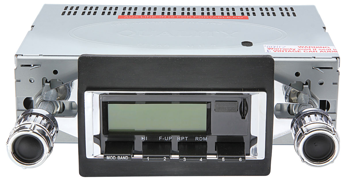 Monte Carlo Stereo, Vintage Car Audio 100 Series (Black Face) Fits 1970