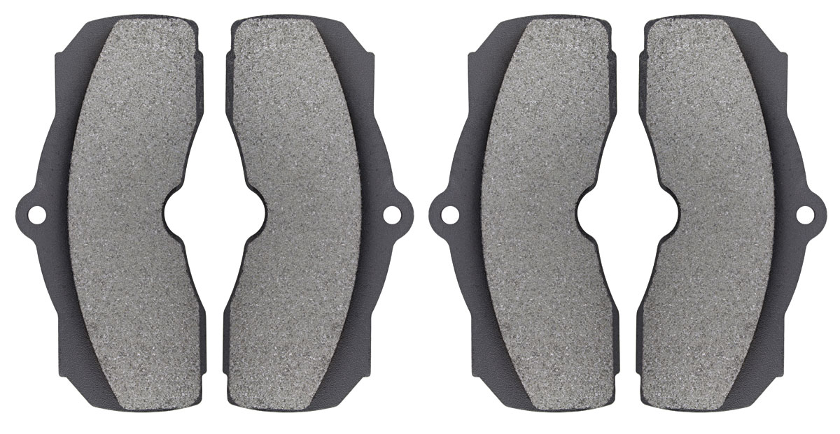 196768 GTO Brake Pads, FourPiston Caliper (Disc) for years 1967, 1968