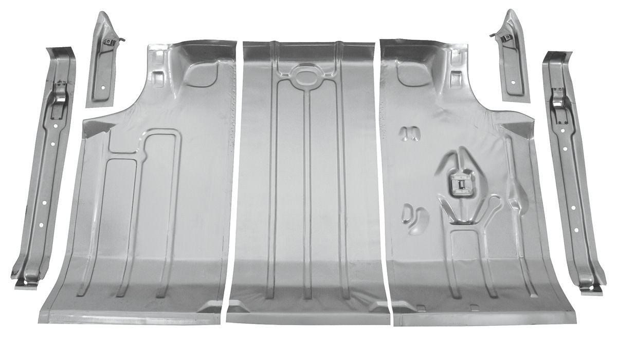 Gto Trunk Pan Kits Steel 7 Piece Fits 1964 67 Gto Opgi Com