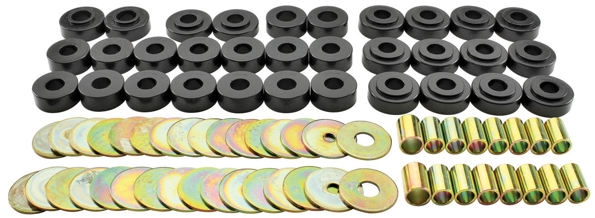 Prothane 1965-1967 Chevelle Body Bushing Sets, Aftermarket Urethane