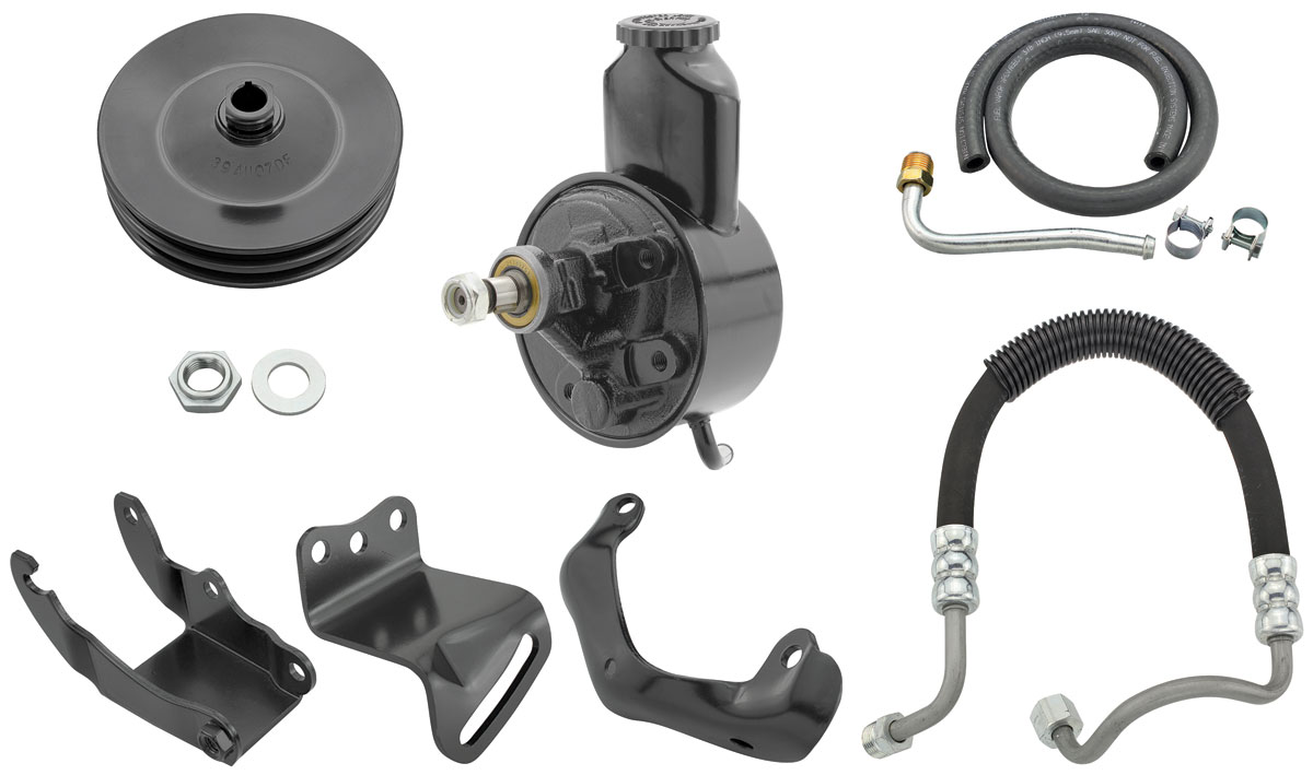 Chevelle Power Steering Conversion Kit SmallBlock w/AC Fits 1969