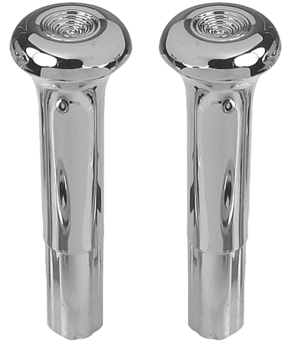 Restoparts 1968 1977 Cutlass 442 Door Lock Knobs Chrome