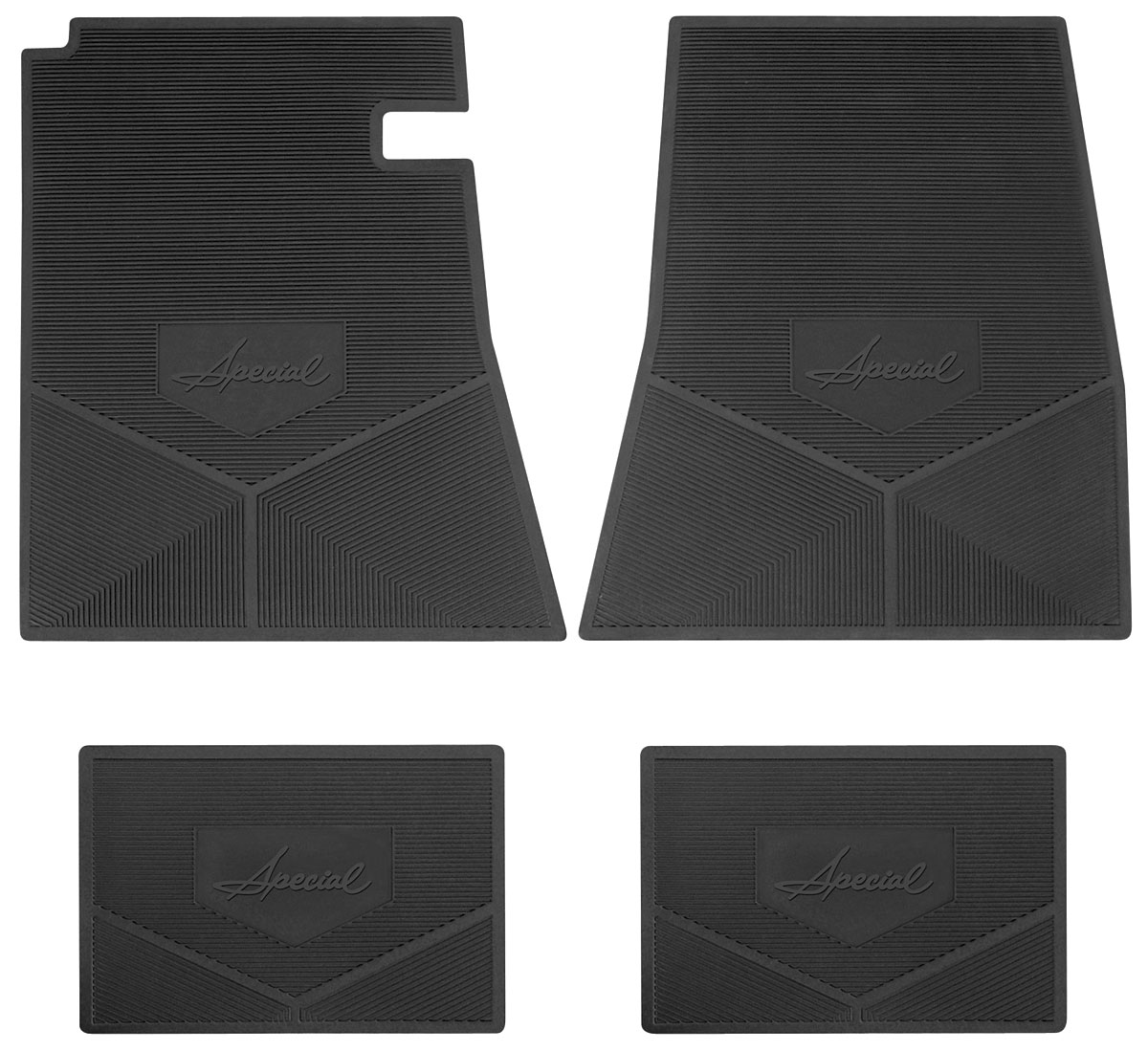 Legendary Auto Interiors Skylark Floor Mats Rubber Logo