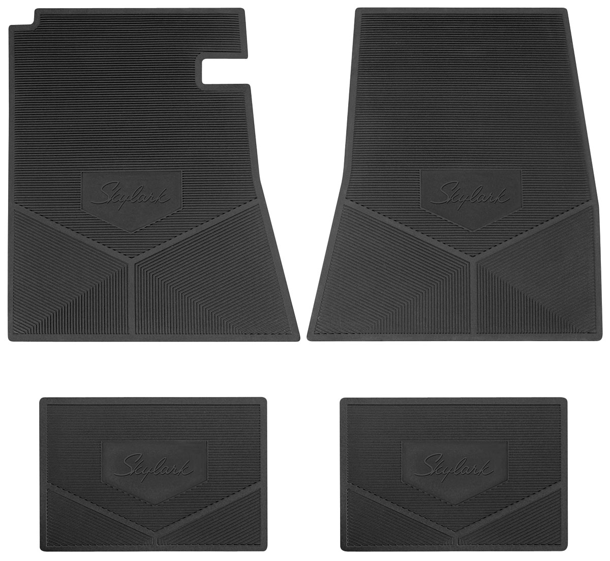 Legendary Auto Interiors Floor Mats Rubber Logo Skylark