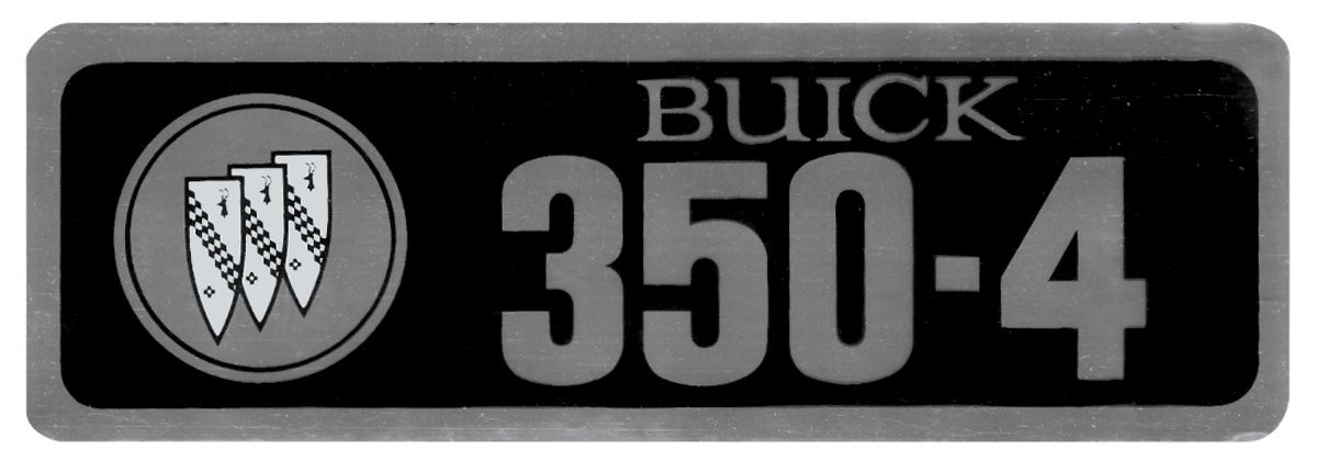 1968 1972 Skylark Valve Cover Decal 350 4 Opgi Com