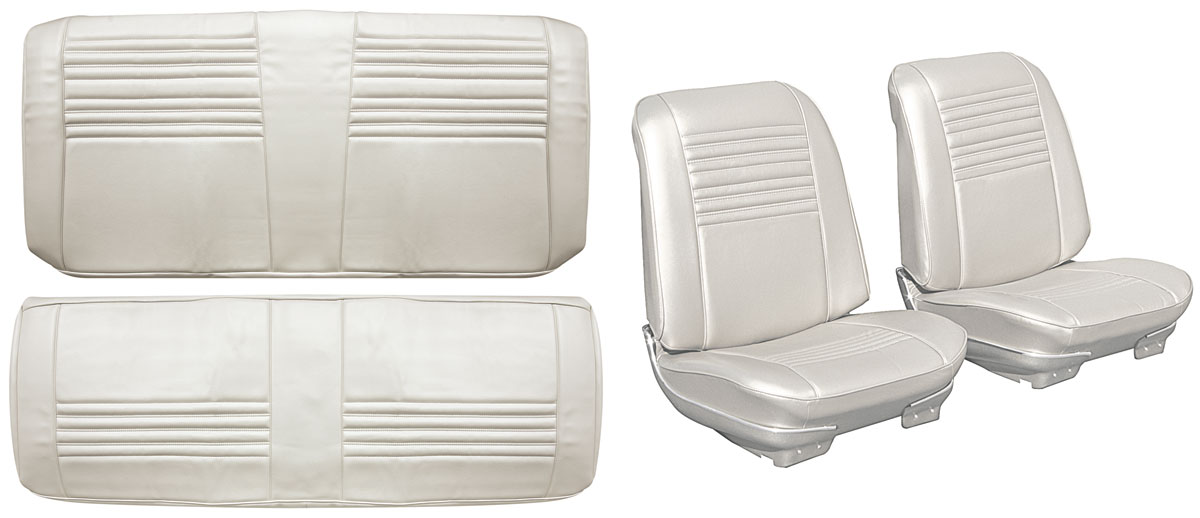 Gto Seat Upholstery 1967 Beaumont Buckets W Coupe Rear