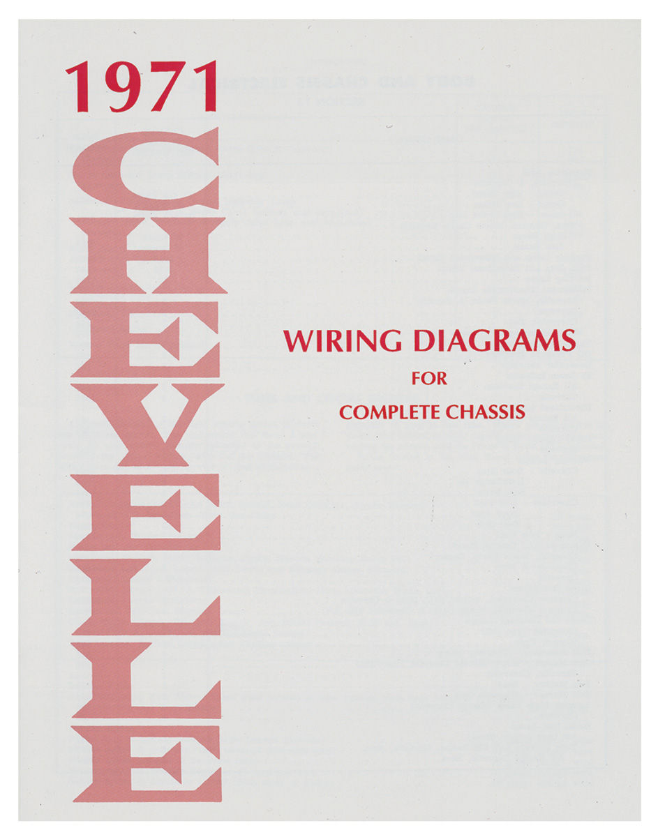 1971 Chevelle Wiring Diagram Manuals @ OPGI.com