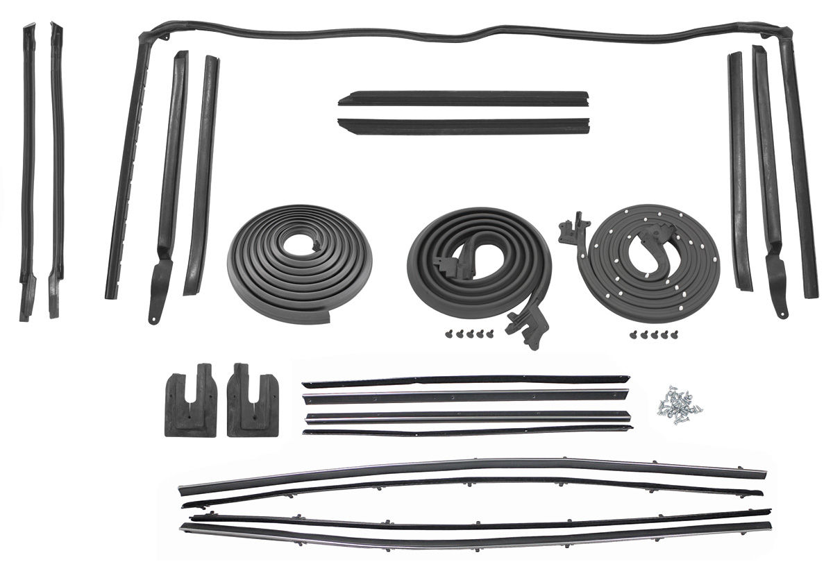 197072 Cutlass Weatherstrip Kit, Convertible (Stage I) Reproduction
